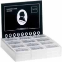 Radiergummibox Beethoven 14,5x14,5x3cm 36 Radiergummis