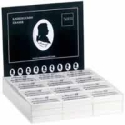 Radiergummibox Mozart 14,5x14,5x3cm 36 Radiergummis