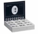 Radiergummibox Tastatur 14,5x14,5x3cm 36 Radiergummis