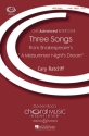 Ratcliff, Cary: Three Songs f�r Kinderchor (3 Stimmen) und Klavier Chorpartitur