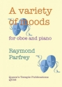 Raymond Parfrey, A Variety of Moods for oboe & piano Partitur und Stimme