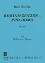 Reminiszenzen pro domo WN260 f�r Violine und Klavier