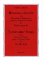 Renaissance-Lieder f�r 2 Diskantgamben