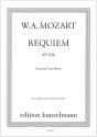 Requiem d-Moll KV626 f�r Soli, gem Chor und Orchester Klavierauszug, Neuauflage 2006