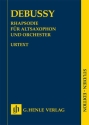 Rhapsodie f�r Altsaxophon und Orchester Studienpartitur