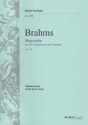 Rhapsodie op.53 f�r Alt, M�nnerchor und Orchester Klavierauszug