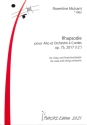 Rhapsodie op.75 f�r Viola und Streichorchester Partitur
