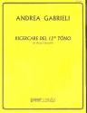 Ricercare del 12 tono no.2 for 3 trumpets (2 trp, clarinet), 2 trombones and tuba score and parts