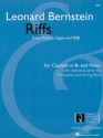 Riffs from Prelude, Fugue and Riffs for clarinet, piano and percussion and string bass ad lib
