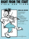 Right from the Start 20 Tunes for young string players for viola and piano