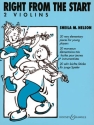 Right from the Start f�r 2 Violinen Spielpartitur