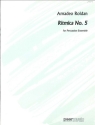 Ritmica No.5 for percussion ensemble score