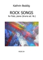 Rock Songs for flute and piano (drums ad. lib.) Klavierpartitur mit Fl�tenstimme