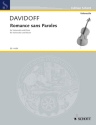 Romance sans paroles f�r Violoncello und Klavier