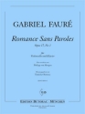 Romance sans paroles op.17,1 f�r Violoncello und Klavier