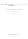 Romance sans paroles op.66b f�r Viola und Klavier