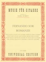 Romanze op.posth. f�r Violine (Fl�te) und Gitarre oder f�r 2 Fl�ten Spielpartitur