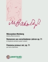 Romanzen aus verschiedenen Jahren op.71 f�r Singstimme und Klavier (russisch/polnisch)