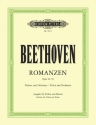Romanzen op.40 und op.50 f�r Violine und Orchester f�r Violine und Klavier