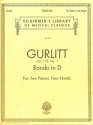 Rondo in D op.175 no.1 for 2 pianos for 4 hands parts