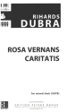 Rosa vernans caritatis for mixed chorus a cappella (lat) score