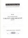 S blitzt und kracht f�r Blasorchester Direktion in b und Stimmen