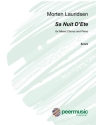 Sa Nuit d'�t� for mixed chorus and piano score