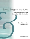 Sacred Songs for the Soloist f�r hohe (mittlere) Singstimme und Klavier