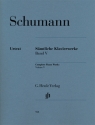 S�mtliche Klavierwerke Band 5 f�r Klavier