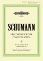 S�mtliche Lieder Band 2 f�r Gesang (hoch) und Klavier (dt)