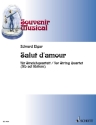 Salut d'amour op. 12 Band 3 f�r Streichquartett (Kontrabass ad libitum) Partitur und Stimmen