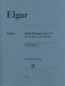 Salut d'amour op.12 f�r Violine und Klavier