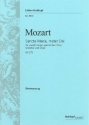 Sancta Maria Mater Dei KV273 f�r gem Chor, Streicher und Orgel Klavierauszug