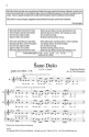 Sano Duso SATB Chorpartitur