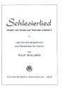 Schlesierlied Kehr ich einst zur Heimat wieder f�r Gesang und Klavier