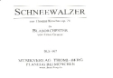 Schneewalzer op.71 f�r Blasorchester Direktion und Stimmen