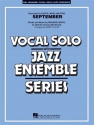 September (Key: C) for vocal solo and jazz ensemble score