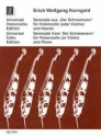 Serenade aus Der Schneemann f�r Violoncello (Violine) und Klavier