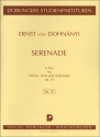 Serenade C-Dur op.10 f�r Streichtrio Studienpartitur