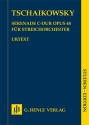 Serenade C-Dur op. 48 f�r Streichorchester Studienpartitur