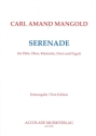 Serenade f�r Fl�te, Oboe, Klarinette, Horn und Fagott Partitur und Stimmen