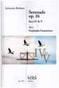 Serenade op.16 - 4. und 5. Satz f�r 8 Fl�ten, 2 Altfl�ten, 2 Bassfl�ten und Kontrabass ad lib Partitur und Stimmen