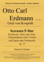 Serenata F-Dur op.19 f�r Klavier, Oboe (Fl�te), 2 Bassetth�rner (2 Violen) und Fagott (Vc) Partitur und Stimmen