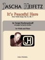 Sergei Rachmaninoff It's Peaceful Here VIOLINE UND KLAVIER