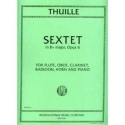 Sextet in Bb major op.6 for flute, oboe, clarinet,, bassoon, horn and piano score and parts