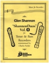 Shannon Duos vol.8 for tenor and bass recorders score