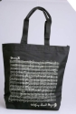 Shopper Mozart schwarz 38x39x15cm + Henkel