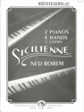 Sicilienne for 2 pianos 4 hands 2 scores