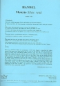 Silete Venti  HWV242 for soprano, 2 oboes and strings score