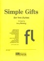Simple Gifts for 2 flutes score